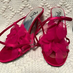 Hot Pink High Heel Fancy Party shoes 8.5